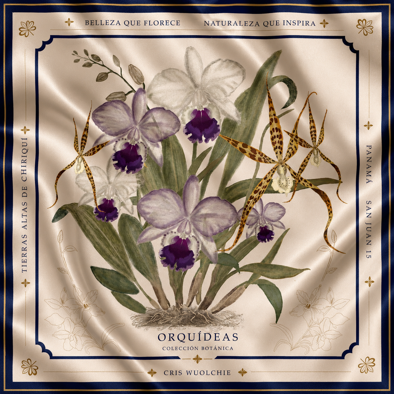 PAÑOLETA ORQUÍDEAS